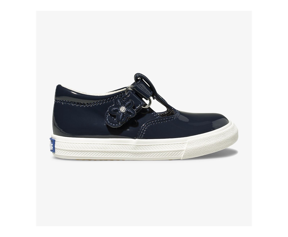 Keds Slip Ons Kinder Navy - Daphne Patent - RZG-608952